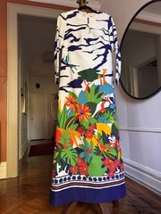 NWT TORI RICHARD 70s Jungle Maxi Dress Vintage