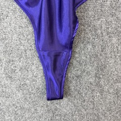 Contempo Casuals Thong Panties Purple Size S 100% Polyester