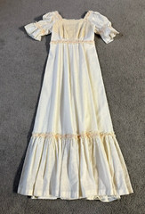 VTG Ryan Keith California Women’s Beige Prairie Dress – Size 11 Tall