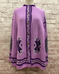 montgomery ward vintage cape Purple Southwest Acrylic Arm Slits OS