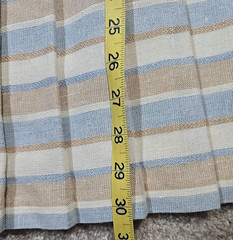 Attitude by Russ Togs INC. Vintage Pleated Striped Skirt USA Made Women’s 16