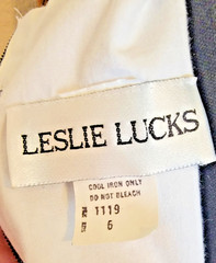 LESLIE LUCKS Women’s 6 Vintage 1980’s Peplum Black White Polka Dot Ruffle Dress