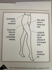 Color: Light Taupe Size D Shaping/Control Pantyhose Sheer w- Extra LYCRA
