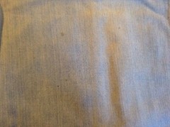 VTG 70s Daddy’s Money Light Blue Denim Jeans Sz S? Hippie Wide Leg 26″ FLAWS