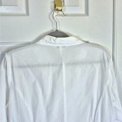Vintage Puli white button down shirt floral embroidery women’s 12