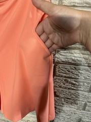 Vintage 1960’s Coral A-Line Skort Pockets No Size See Measurements Belt Loops