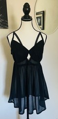 Torrid Lingerie Black Teddy