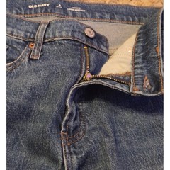 NWT Old Navy Mid-Rise Loose Boot-Cut Jeans Women’s Size 8 Petite Blue