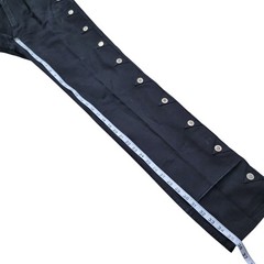 Lawman Western Jeans Womens 9 Black Studded Side High Rise Vintage Denim Cowgirl
