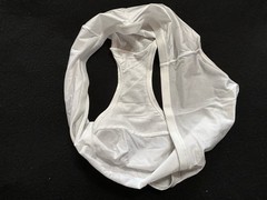 Vtg BALI 2846 Fit Your Curves Satin Full Coverage 2XL/9 White Panties #275