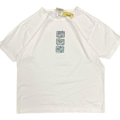 Vintage NWT Northern Reflections Embroidered Flowers Tee T-Shirt L