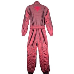 Vintage Descente Womens Ski Suit US 12 One Piece Iridescent Burgundy Ski Snow