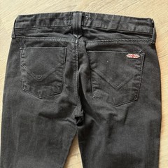 Vintage 90s Hudson Bellbottom Flare Jeans Black Women’s Size 26