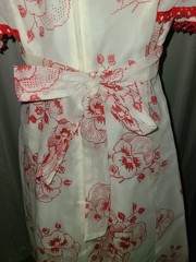Authentic vintage 1950s party dress, full length, Small/Medium, Handmade