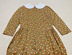 Vintage Prairie Dress Basque Waist 70s Homemade Psychedelic Floral Hippie Maxi
