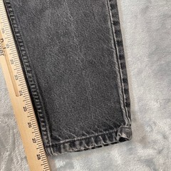Vintage Levis Women’s Size 23 Black High Waisted Tapered Leg Jeans Made in USA