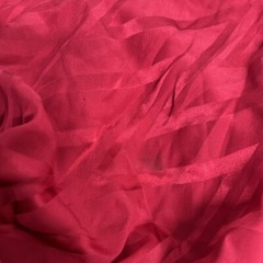 VTG Wayne Clark 100% Silk Red Shoulder Pad Blouson Drapey Chest Dress Size 12
