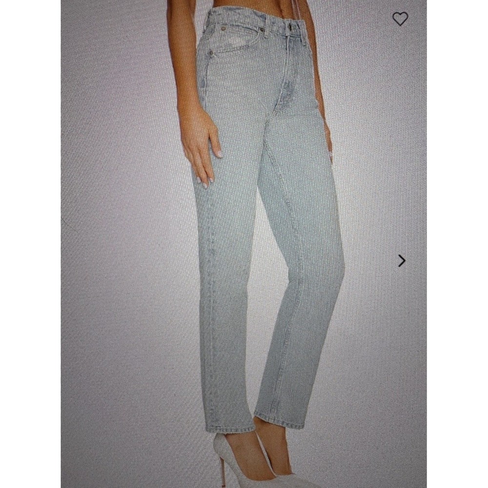 Re/Done 70s Original Straight color: Nu Disco High-Rise Straight Jeans