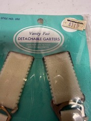 VANITY FAIR Vintage Detachable Garters Straps Style 350 New NIP
