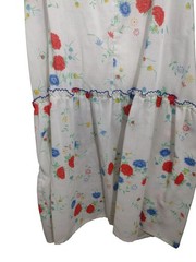 Vtg Gilligan O’Malley Floral Smocked Nightgown Robe Set Size S Cottage Prairie