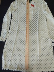 RALPH LAUREN GREEN TAG LESLIE KNITS NIGHT GOWN NWT LARGE COTTON VINTAGE