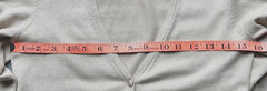 Vintage Ann Taylor Silk Blend V-Neck Button-up 3/4-Sleeve Cardigan, Tan XS