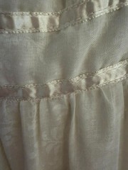 Gunne Sax by Jessica San Francisco Prairie Dress sz 5 Cream Lace Sheer 70s