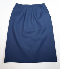 Vintage 70s Women’s Skirt Suit BLUE HABERDASHERY LESLIE FAY PERSONAL PETITES 8P
