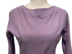 Vtg 1950s/19060s Teena Paige Celanese Dress-Women’s XS-Fitted Waist, 3/4 Sleeve