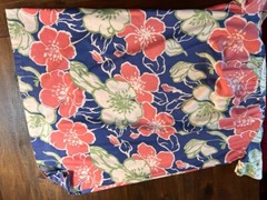 Sears Vintage Cotton Hawaiian Print Short-Sleeve Muumuu Midi Womens M 12-14