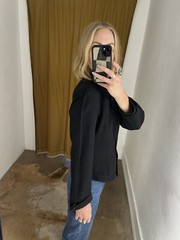 1980s Designer Vintage Thierry Mugler Sculptural Wasp Waist Jacket S/M Rare