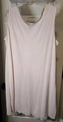 Vintage Dixie Belle Lingerie Pink Shift w/Lace Nightgown sz L