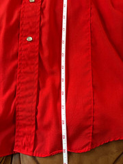 Vintage Ranchwear Red Western Snap Shirt USA Made Pearl Snaps Women’s M