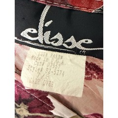 Vintage Elisse Floral Scoop Neck Wrap Dress Cottagecore 90s | Size 7/8