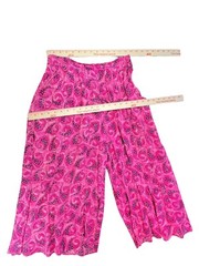 VTG 80s Carol Little Petites Colorful Top Sz 8 & Palazzo Capri shorts/pant Sz 10