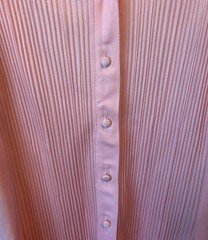 Vintage New Manning Silver Design Pink Pantsuit Size 12, see measurements