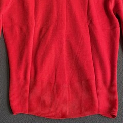 Vintage Cardigan Women’s Size S Red 1950s 100% Acrylic Fibre V-Neck Button Front