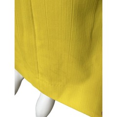 Vintage Yellow Short Sleeve Shift Dress Colorful Mod Gogo 50s 60s