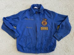 Vintage 60s 70s Champion FFA Chapter Sweetheart Windbreaker Jacket Women’s M