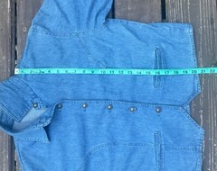 Vintage J. JILL 100% Cotton Denim Shirt Size 8 Made In USA