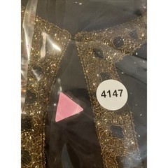 Stenay Vintage Black Silk Beaded Sequin Evening Jacket, Gold Trim, Woman’s Small