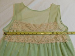 VTG TOSCA LINGERIE OF CALIFORNIA PEIGNOIR SHEER CHIFFON NIGHTGOWN & ROBE LACE M