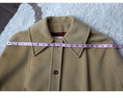 Vintage Pendleton Ladies Cape Coat Virgin Wool Tan – 1960s – Size 12 – Large