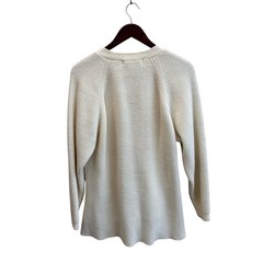 Vintage Karen Scott Chunky Knit Oversized Cardigan Sweater Size M