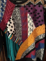 M.T. S. Mass Transit Sports Women’s Medium Vintage Sweatet Pullover Y2K Colorful