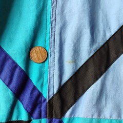 Vintage Collarless Quilted Statement Jacket