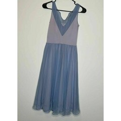 Vintage 60s Shadowline Peignoir Set Robe Gown Light Blue Nylon Sz S nightgown