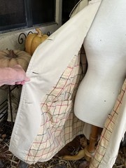 Vintage 80s Women’s Burberrys Trench Coat Nova Check Pockets Belt Coat M
