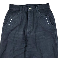 Rockies Western Jeans Women 9 27 Black High Rise Studded Cowgirl Vintage Denim