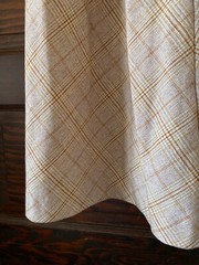 Vintage Brown Plaid 70’s PATTY WOODARD Flaired Skirt Size 5 – 6 Wool Blend